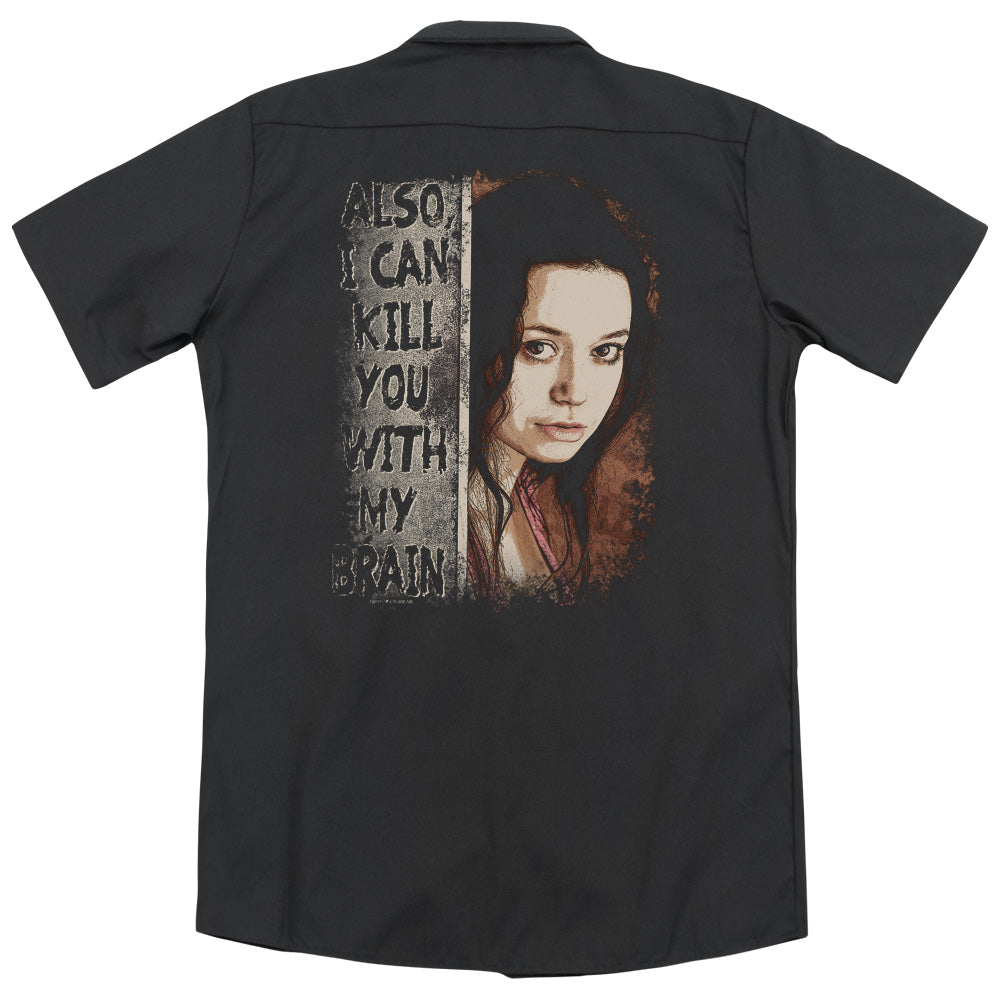 Firefly - Weaponized Mind (Back Print) Adult Work Shirt - Forces Of Mankind