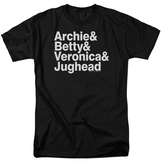 Archie Comics™ Shirt - Officially Licensed - Adult Unisex Short Sleeve T-Shirt - Archie, Betty, Veronica, Jughead - Ampersand List