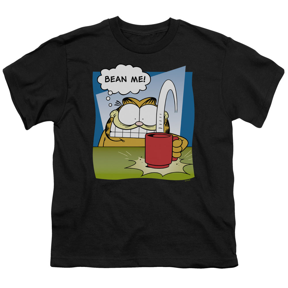 Garfield™ - Youth Kids T-Shirt (Ages 7+) - Short Sleeve Youth T Shirt - Bean Me - Officially Licensed - S M L XL