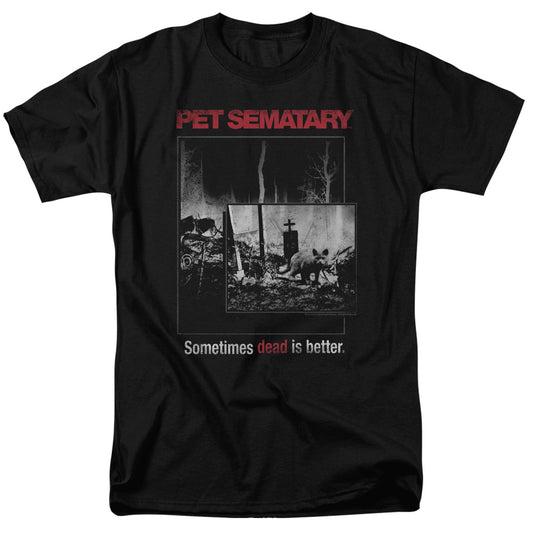 Pet Sematary™ Shirt - Officially Licensed - Cat Poster - Adult Unisex Short Sleeve T-Shirt