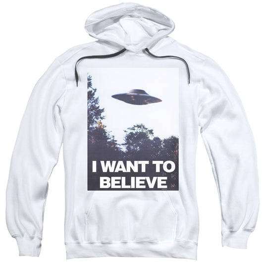 The X-Files - Adult Unisex Hoodie - Pull Over Hoodie - Believe Poster - Officially Licensed