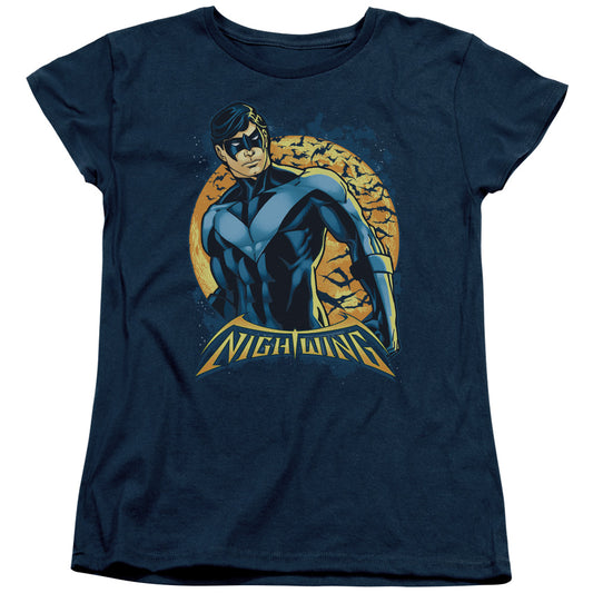 Batman - Nightwing Moon Short Sleeve Women's Tee - Forces Of Mankind