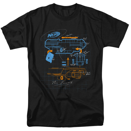 Nerf™ Shirt - Officially Licensed - Deconstructed Nerf Gun - Nerf Gun Game - Adult Unisex Short Sleeve T-Shirt