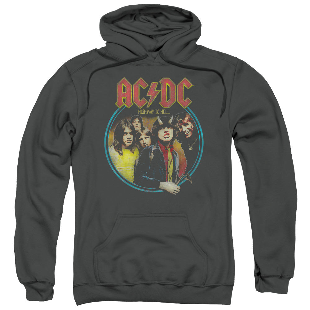 Acdc - Highway To Hell Adult Pull Over Hoodie - Forces Of Mankind