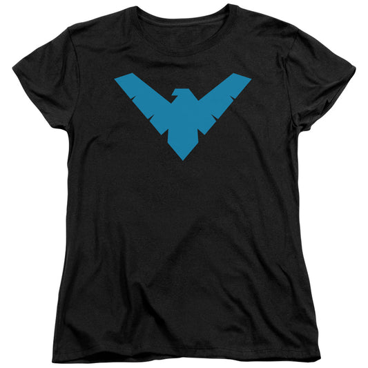 Batman - Nightwing Symbol Short Sleeve Women's Tee - Forces Of Mankind