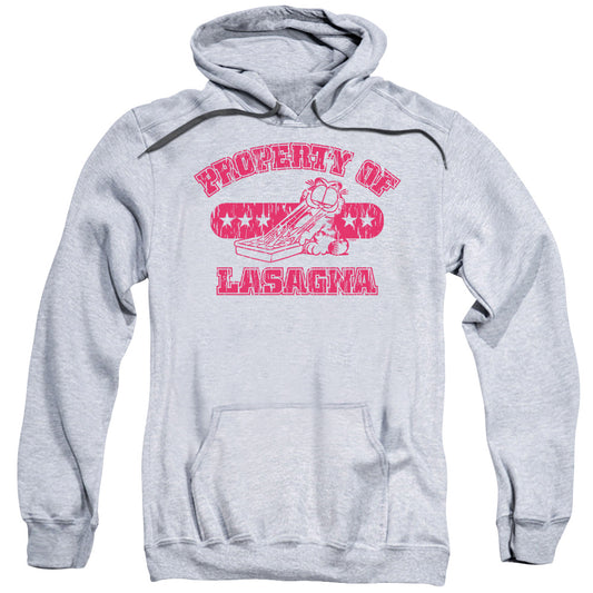 Garfield™ Hoodie - Officially Licensed - Property Of Lasagna - Unisex Adult Pull Over Hoodie