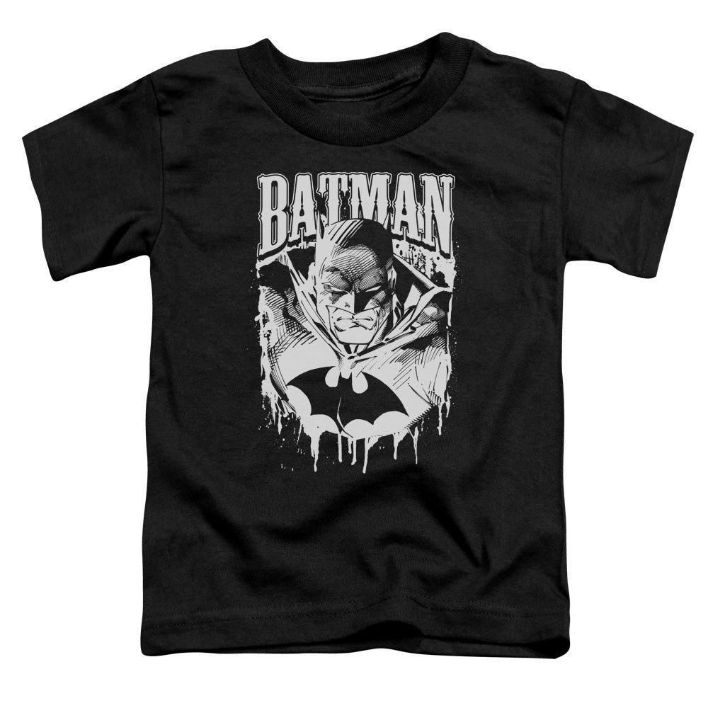 Batman - Bat Metal Short Sleeve Toddler Tee - Forces Of Mankind