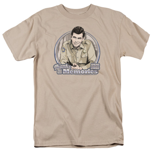 Andy Griffith Show™ TV Show Shirt - Thanks For The Memories - Adult Unisex Short Sleeve T-Shirt - Officially licensed