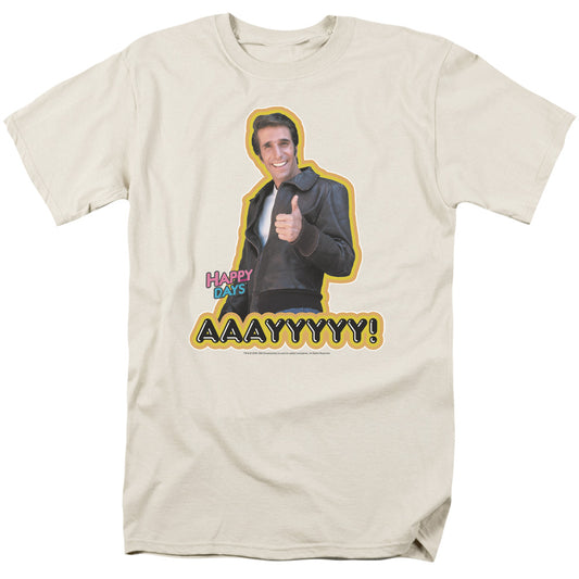 Happy Days™ TV Show Shirt - Officially Licensed - Aaayyyyy - Adult Unisex Short Sleeve T-Shirt