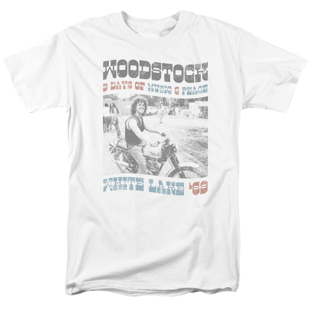 Woodstock™ Music Festival Shirt - Officially Licensed - 3 Days Of Music And Peace - Rider - Adult Unisex Short Sleeve T-Shirt