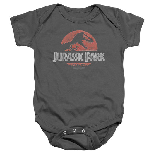 Jurassic Park - Faded Logo Baby Onesie, Baby Bodysuit, Infant Snapsuit, Rock And Roll, Highway To Hell - Forces Of Mankind