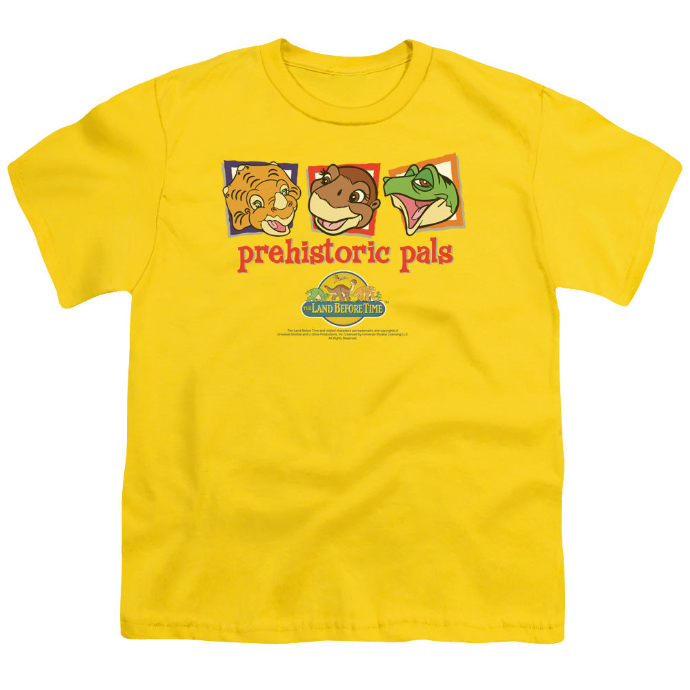 Land Before Time - Youth Kids T-Shirt (Ages 7+) - Short Sleeve Youth T-Shirt Tee - Prehistoric Pals - Officially Licensed - S M L XL