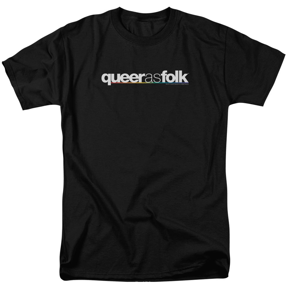 Queer As Folk™ TV Show Shirt - Officially Licensed - Logo - Unisex Adult Short Sleeve T-Shirt