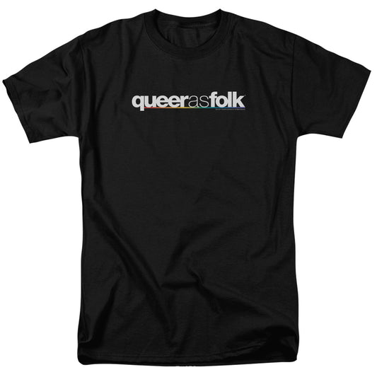Queer As Folk™ TV Show Shirt - Officially Licensed - Logo - Unisex Adult Short Sleeve T-Shirt