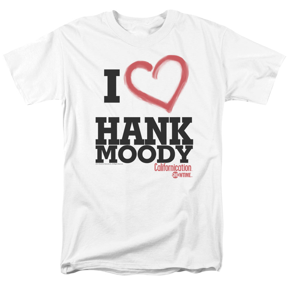 Californication™ TV Show Shirt - Officially Licensed - Adult Unisex Short Sleeve T-Shirt - I Heart Hank Moody