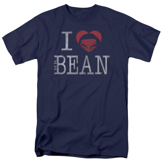 Mr Bean™ Shirt - Officially Licensed - I Heart Mr Bean - Adult Unisex Short Sleeve T-Shirt