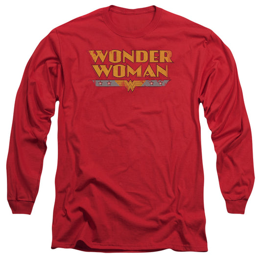 Wonder Woman™ - Logo - Unisex Adult Long Sleeve T-Shirt, Original©, Wonder Woman Long Sleeve Shirt, Wonderwoman Longsleeve Tees Tee