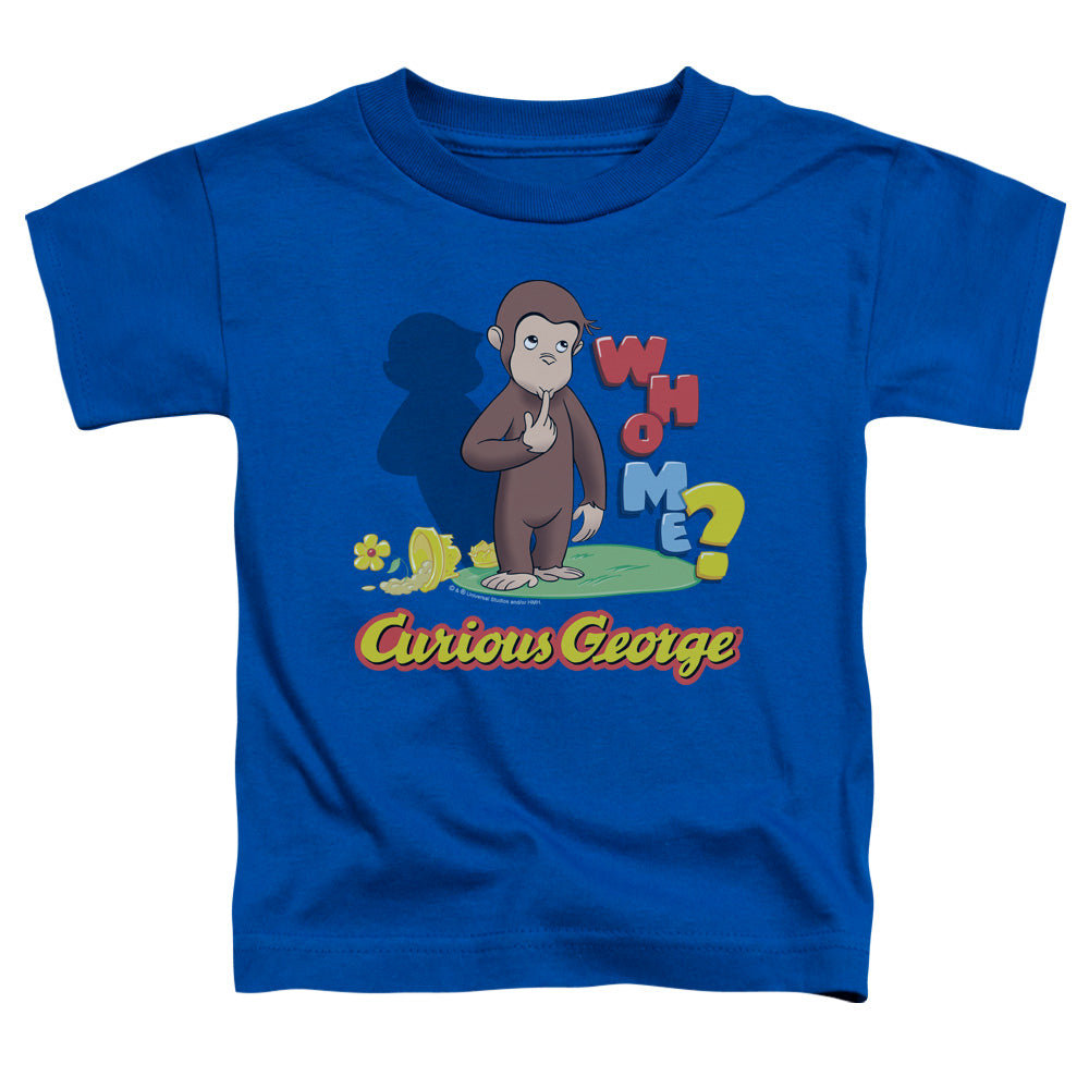 Curious George - Toddler Kids T-Shirt (Ages 2-4) - Short Sleeve Toddler Tee - Who Me - Officially Licensed - 2T 3T 4T