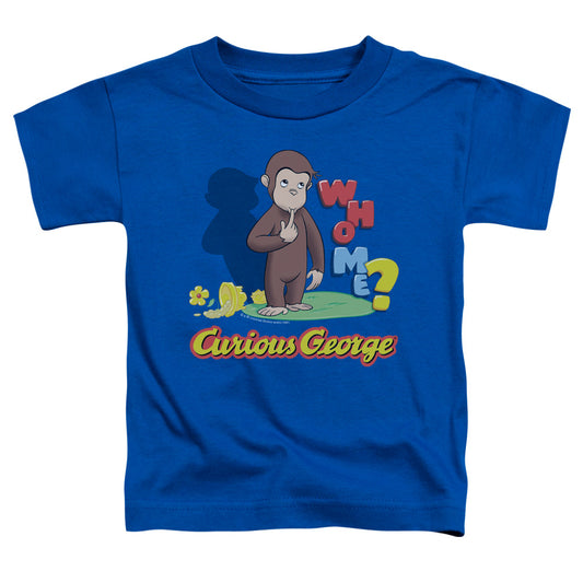 Curious George - Toddler Kids T-Shirt (Ages 2-4) - Short Sleeve Toddler Tee - Who Me - Officially Licensed - 2T 3T 4T