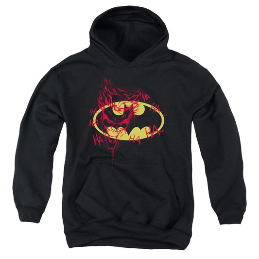 Batman - Joker Graffiti Youth Pull Over Hoodie - Forces Of Mankind