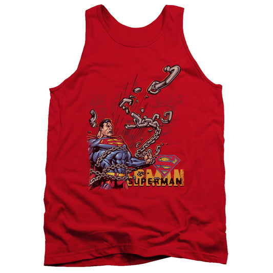Superman™ Tank Top - Officially Licensed - Breaking Chains - Adult Unisex Tank Top