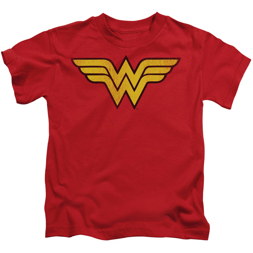 Wonder Woman™ - Juvenile Kids T-Shirt (Ages 4-7) - Short Sleeve Juvenile T Shirt Logo Dist Officially Licensed - Size 4 5 6 7