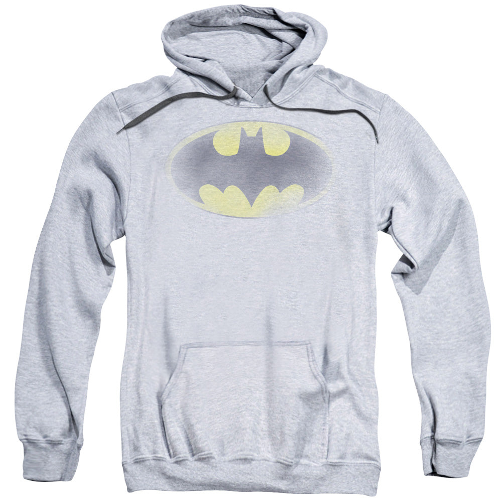 Batman - Faded Logo Adult Pull Over Hoodie - Forces Of Mankind