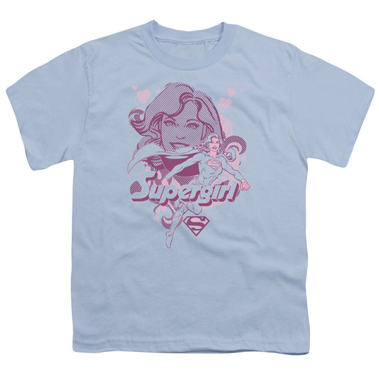 Supergirl™ - Youth Kids T-Shirt (Ages 7+) - Short Sleeve Youth T Shirt - Officially Licensed - S M L XL
