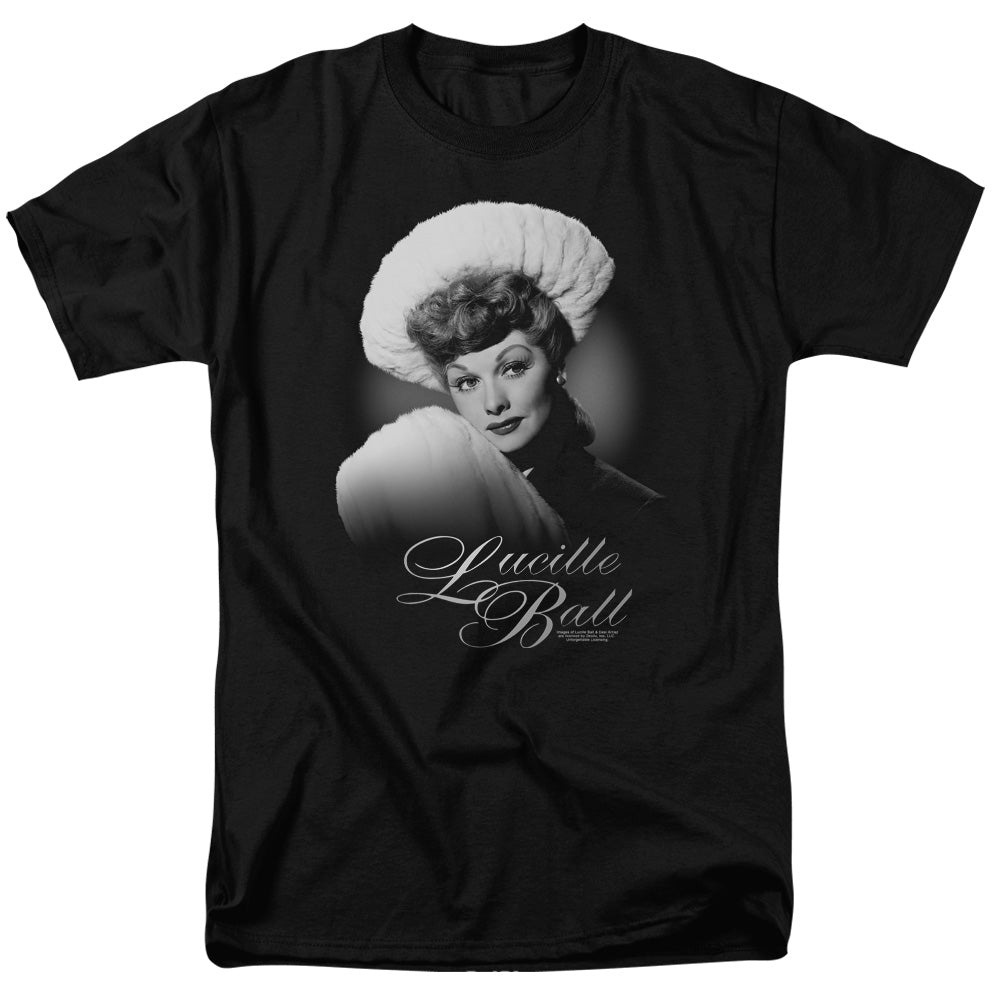 Lucille Ball™ Shirt - Officially Licensed - Soft Portrait - I Love Lucy - Hollywood Star - Adult Unisex Short Sleeve T-Shirt