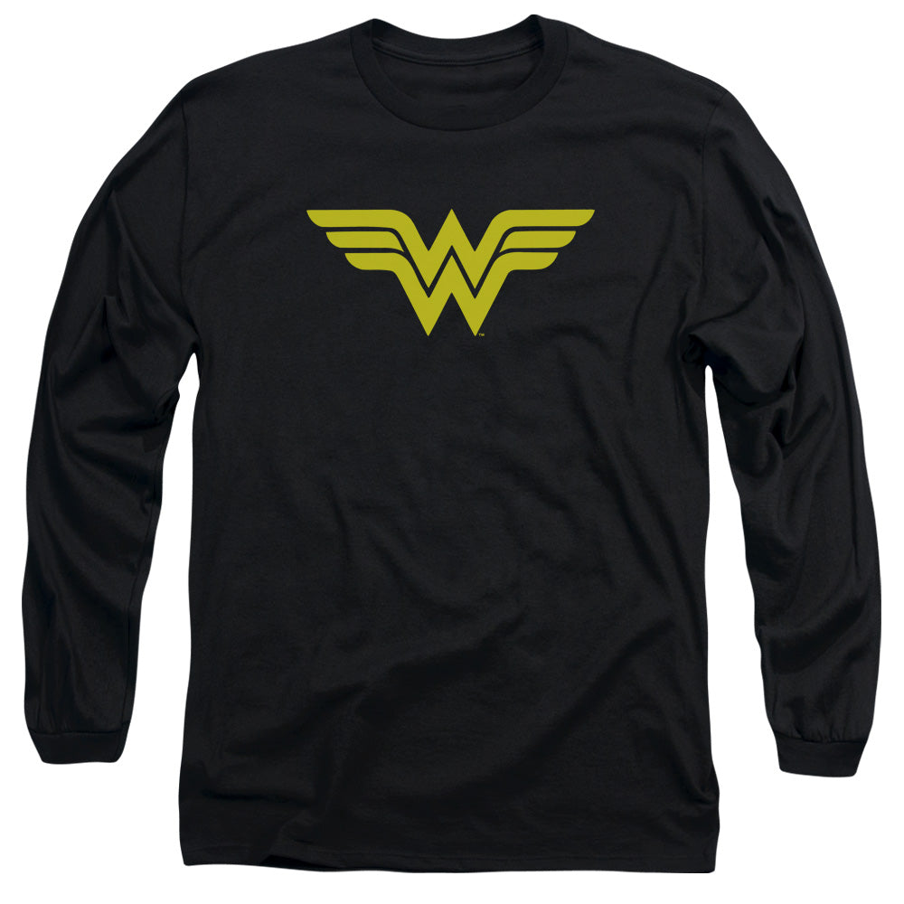 Wonder Woman™ - Logo - Unisex Adult Long Sleeve T-Shirt, Original©, Wonder Woman Long Sleeve Shirt, Wonderwoman Longsleeve Tees Tee