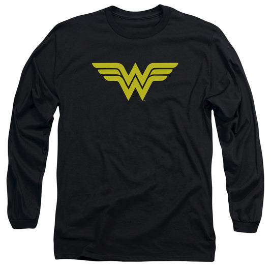 Wonder Woman™ - Logo - Unisex Adult Long Sleeve T-Shirt, Original©, Wonder Woman Long Sleeve Shirt, Wonderwoman Longsleeve Tees Tee
