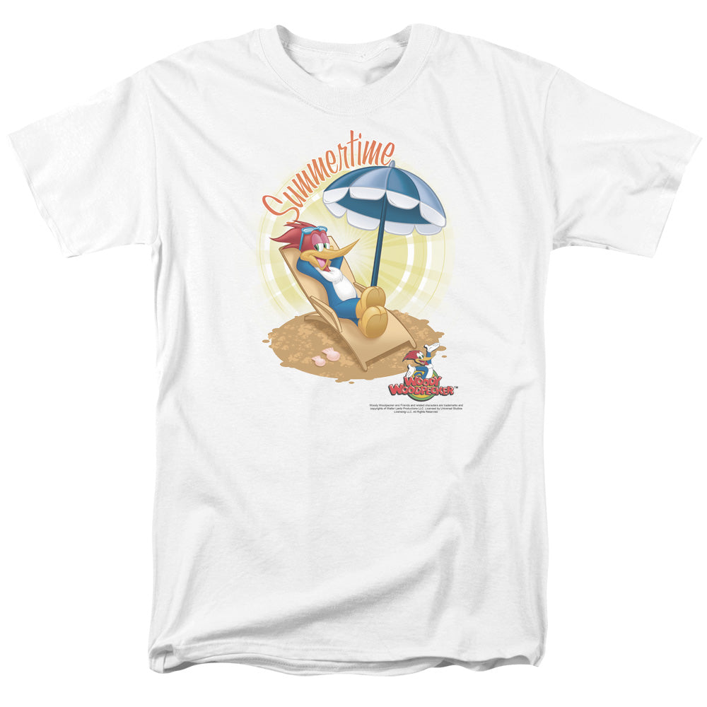 Woody Woodpecker - Summertime - Unisex Adult Short Sleeve T-Shirt