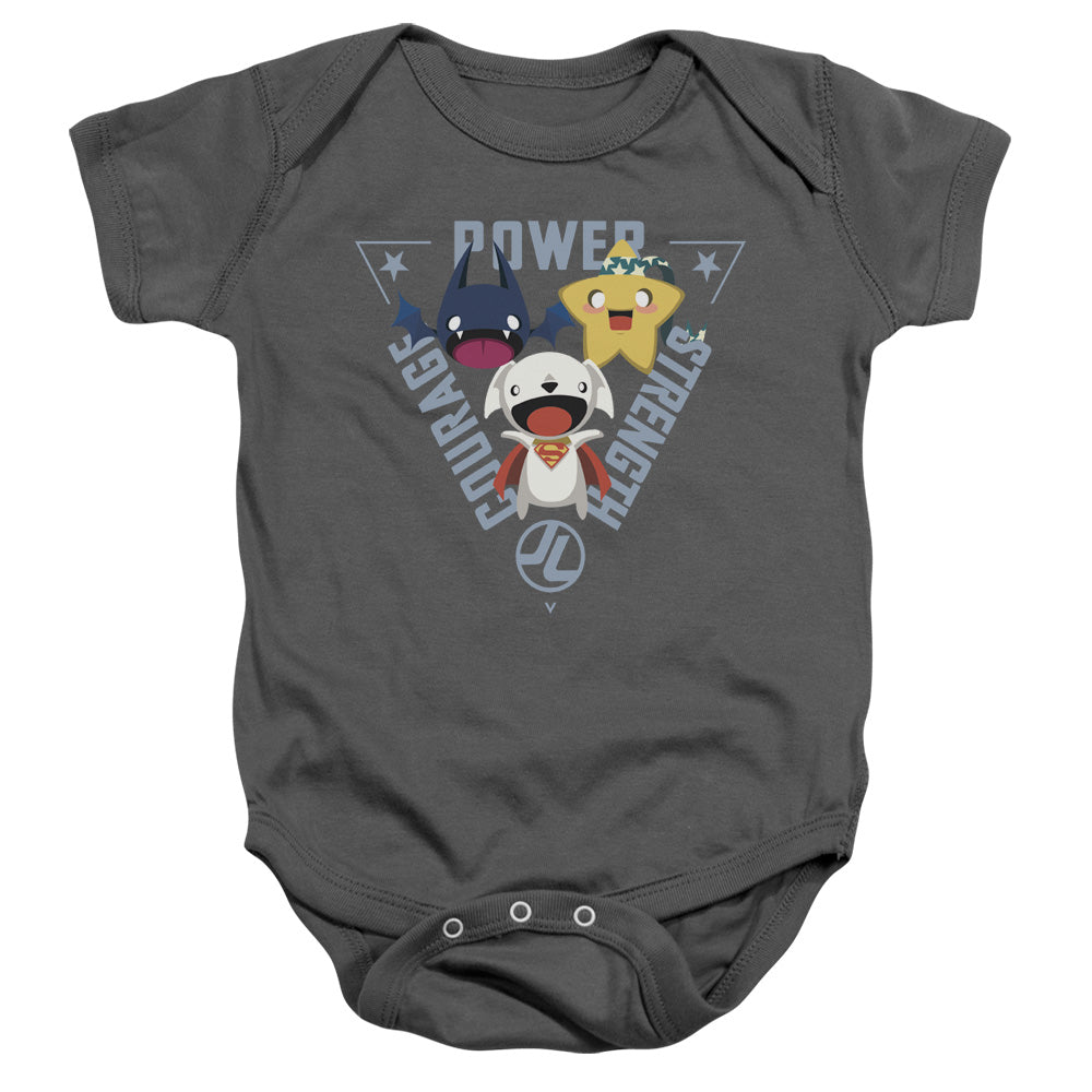 Justice League Of America™ Baby Onesie© - Officially Licensed - Power Trio - Infant Snapsuit, Baby Shower Gift, Baby Bodysuit, Girl, Boy