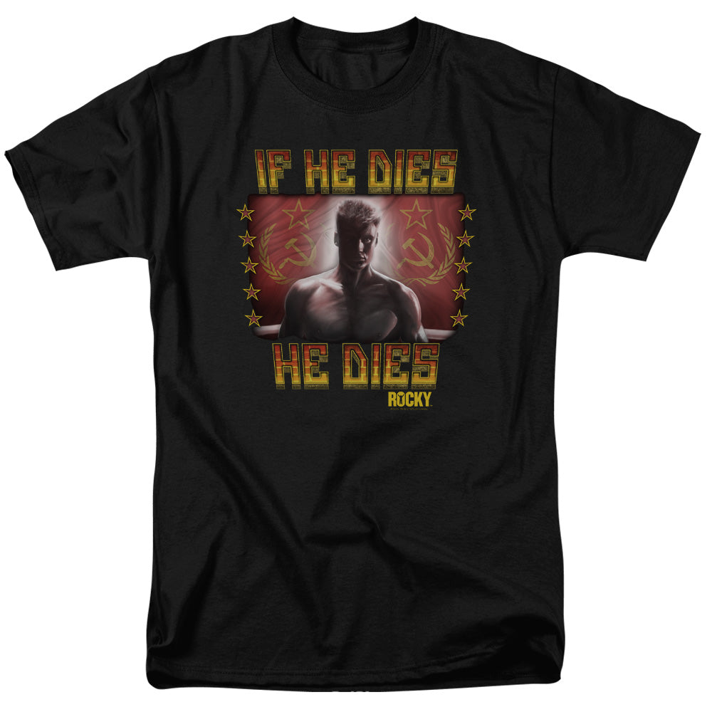 Rocky™ 4 Movie Shirt - Officially Licensed - Condolences - Adult Unisex Short Sleeve T-Shirt