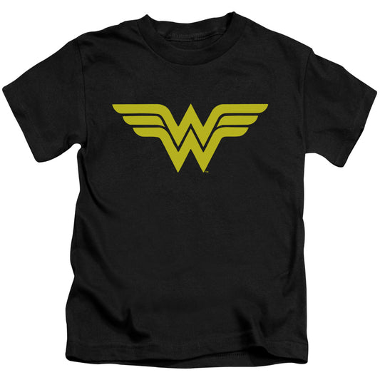 Wonder Woman™ - Juvenile Kids T-Shirt (Ages 4-7) - Short Sleeve Juvenile T Shirt Logo Officially Licensed - Size 4 5 6 7