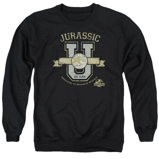 Jurassic Park - Jurassic U Adult Crewneck Sweatshirt - Forces Of Mankind