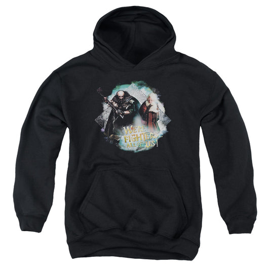 The Hobbit™ Youth Kids Hoodie (Ages 7+) - Officially Licensed - We're Fighters - Youth Kids Pull Over Hoodie
