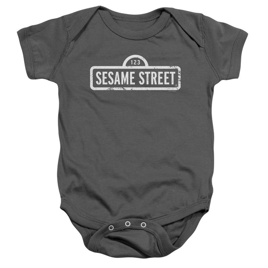 Sesame Street™ - One Color Logo - Infant Snapsuit - Baby Onesie - Baby Shower Gift - Rock Baby - Punk Baby - Bodysuit - Officially Licensed