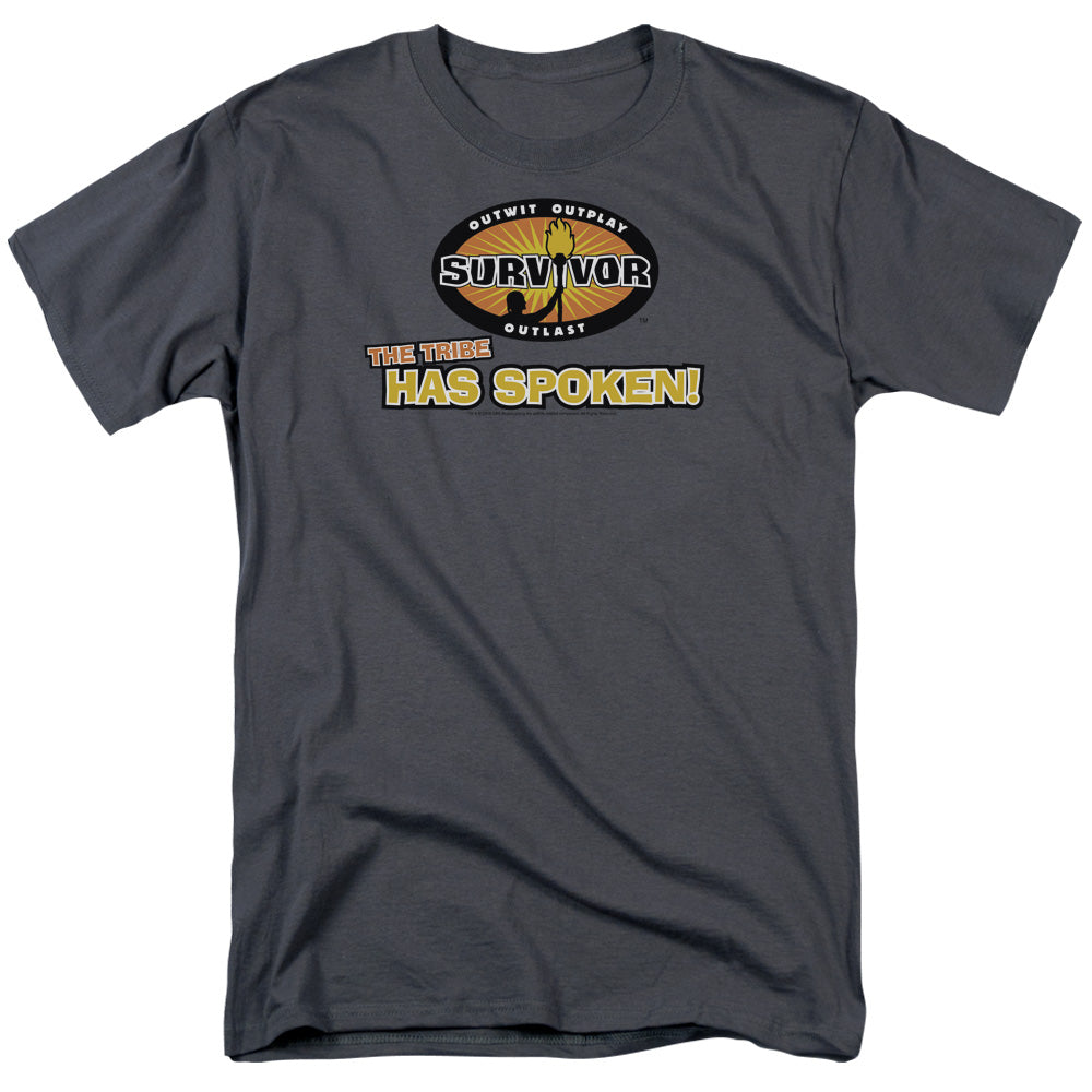 Survivor™ TV Show Shirt - Officially Licensed - Tribe Has Spoken - Unisex Adult Short Sleeve T-Shirt