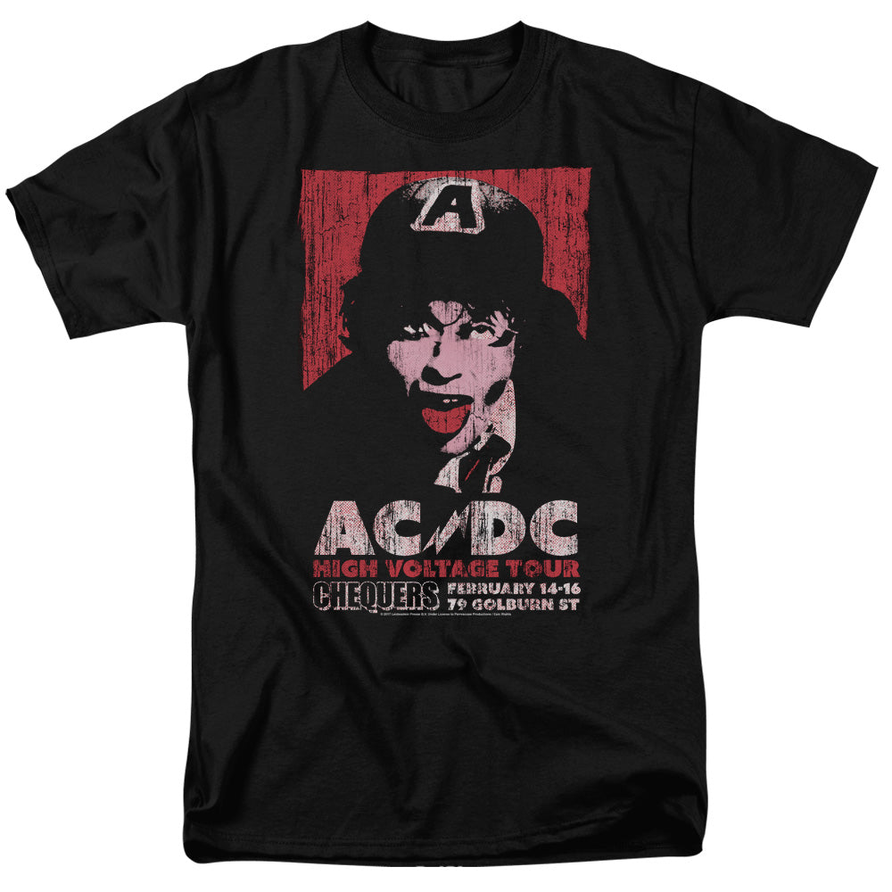 ACDC™ Rock Band Shirt - Officially Licensed - High Voltage Live 1975 - Adult Unisex Short Sleeve T-Shirt