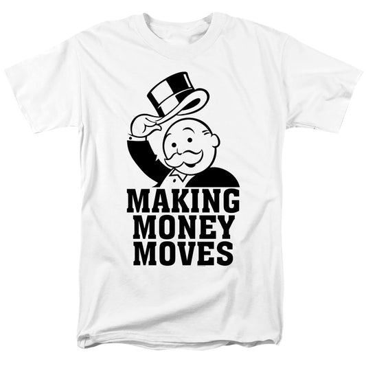 Monopoly™ Shirt - Officially Licensed - Money Moves - Adult Unisex Short Sleeve T-Shirt