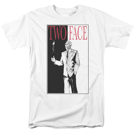 Two-Face™ Shirt - Officially Licensed - DC Comics Villain - Vintage Batman Shirt - Adult Unisex Short Sleeve T-Shirt