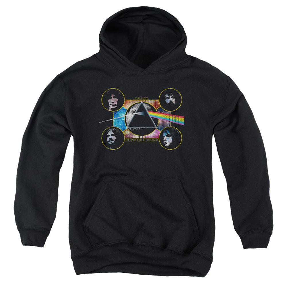 Pink Floyd™ Youth Kids Hoodie (Ages 7+) - Officially Licensed - Dark Side Heads - Youth Pull Over Hoodie