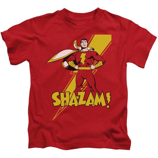 The Flash™ - Juvenile Kids T-Shirt (Ages 4-7) - Short Sleeve Juvenile T Shirt - The Flash Shazam! - Officially Licensed - Size 4 5 6 7