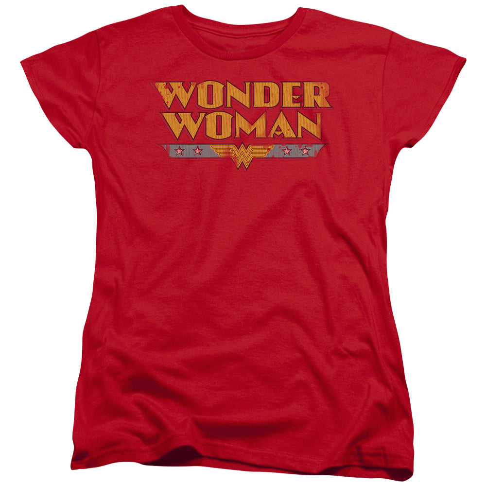 Wonder Woman™ Women's Shirt - Officially Licensed - Loose Fit - Logo - Short Sleeve Women's Tee