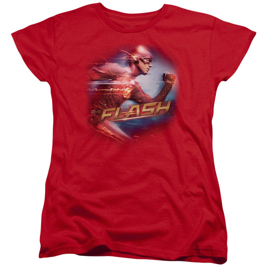 The Flash™ - Women's Tee - Short Sleeve Women's T-Shirt - Loose Fit - Fastest Man - Star Labs, Lightning - Officially Licensed