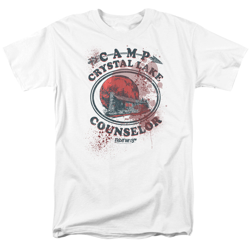 Friday The 13th™ Shirt - Officially Licensed - Camp Counselor Victim - Adult Unisex Short Sleeve T-Shirt