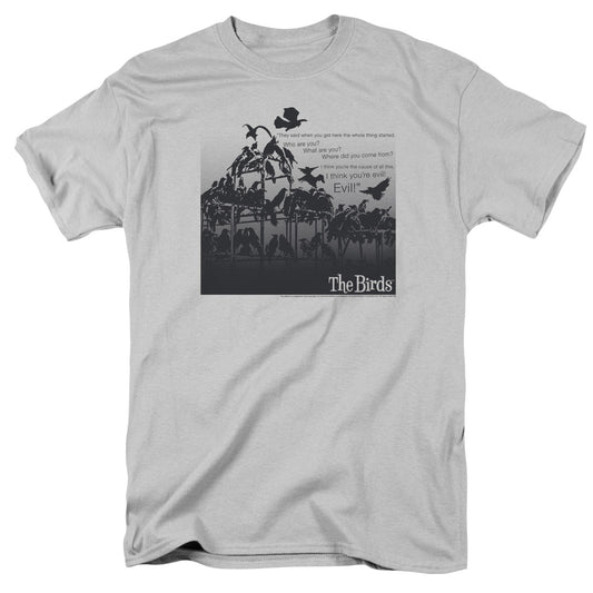 The Birds™ 1963 Vintage Movie Shirt - Officially Licensed - Evil - Adult Unisex Short Sleeve T-Shirt