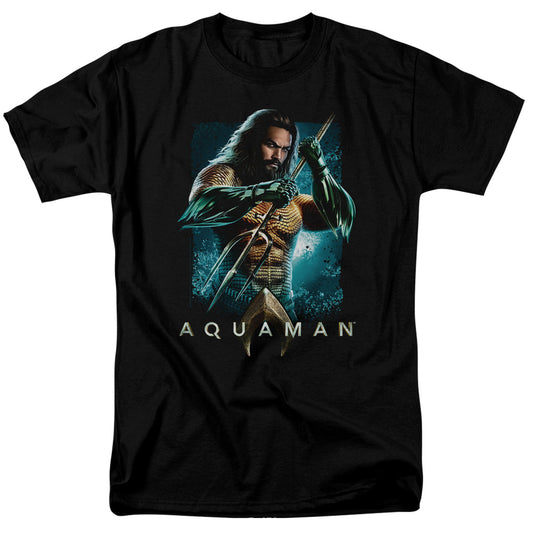 Aquaman™ Movie Shirt - Officially Licensed - Trident - Adult Unisex Short Sleeve T-Shirt