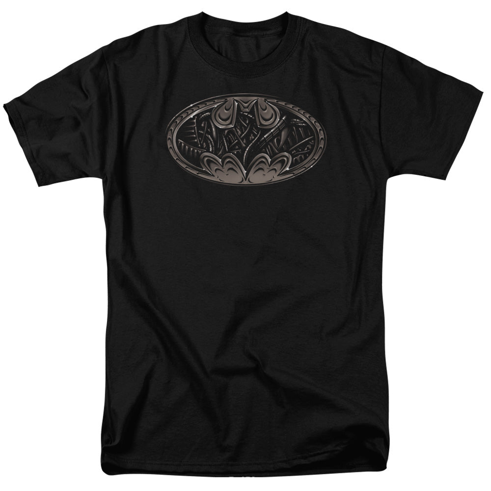 Batman - Bio Mech Bat Shield Short Sleeve Unisex Adult T-Shirt, Batman, Gotham City, Batman And Robin, Superhero, Joker, DC Comics, Gifts - Forces Of Mankind